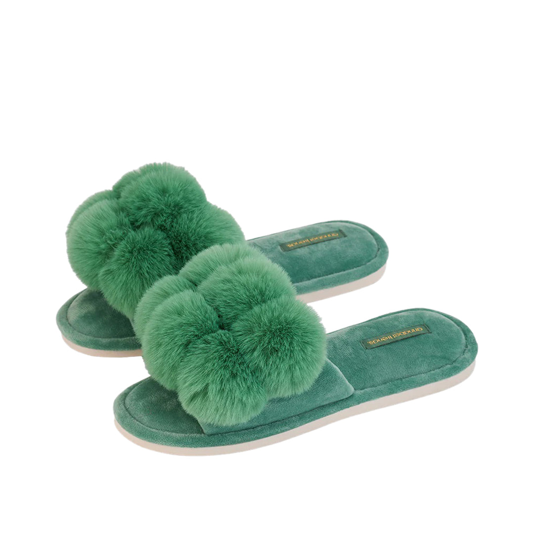 Slipper Pom Pom - Spearmint