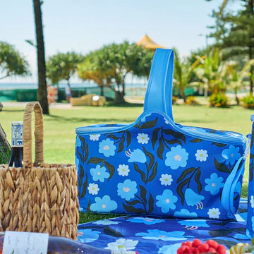 Picnic Cooler Bag - Nocturnal Blooms