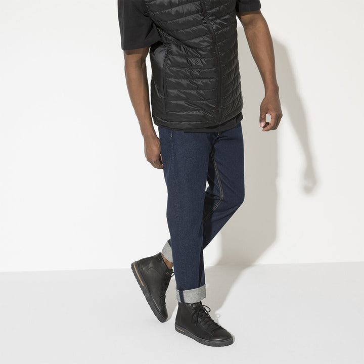 BIRKENSTOCK Bend Mid Leather Sneaker#color_black