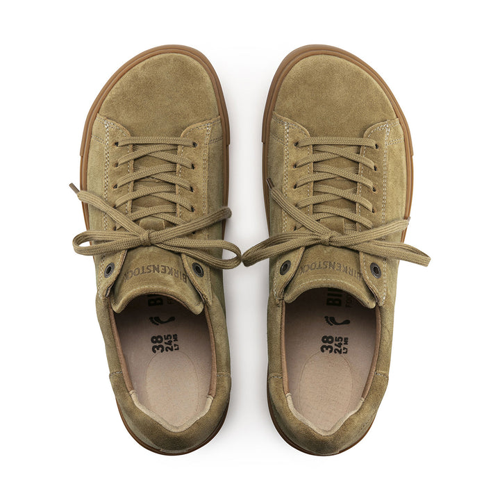 BIRKENSTOCK Bend Suede Leather Sneaker#color_faded-khaki