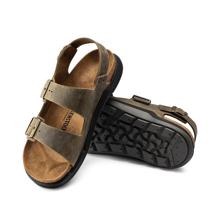 BIRKENSTOCK Milano CT Oiled Leather Faded Khaki