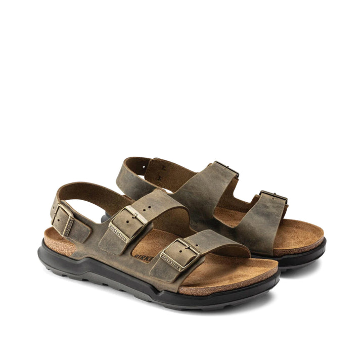 BIRKENSTOCK Milano CT Oiled Leather Faded Khaki