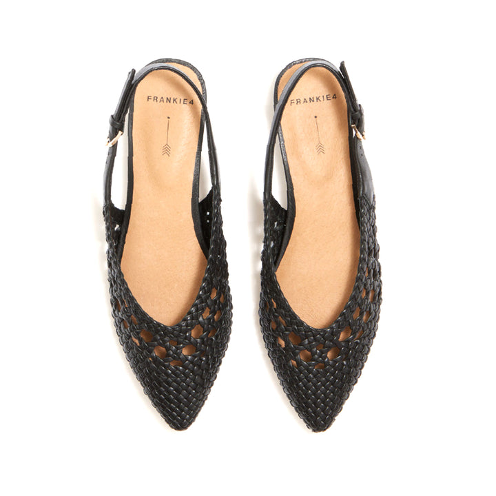 FRANKIE4 Cole Dress Flat#color_black-weave