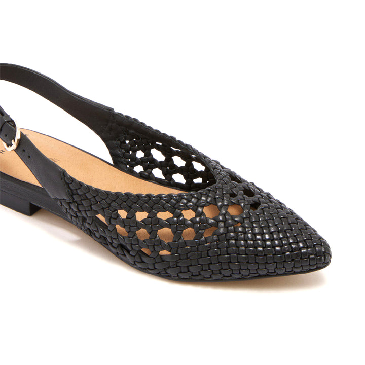 FRANKIE4 Cole Dress Flat#color_black-weave