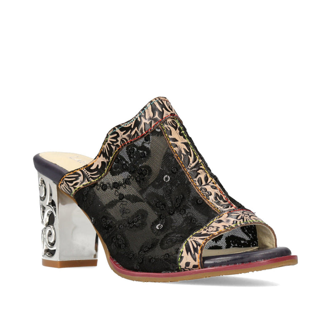 LAURA VITA Ledao 07 Mule Black – House of Florian