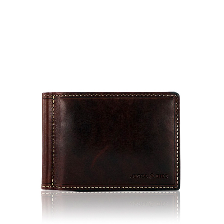 OXFORD Money Clip Card Holder#color_coffee