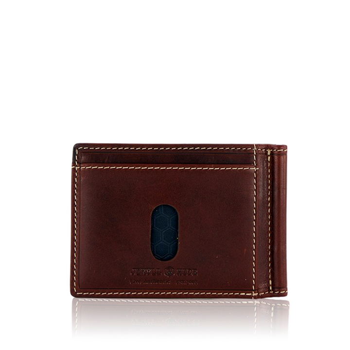 OXFORD Money Clip Card Holder#color_coffee