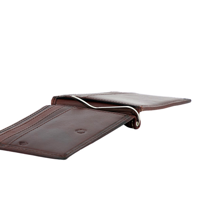 OXFORD Money Clip Card Holder#color_coffee
