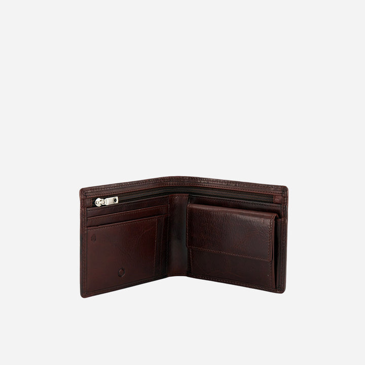 OXFORD Horizontal Bi-Fold Wallet w/ Coin