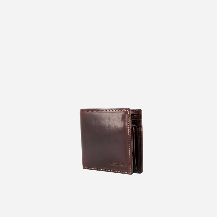 OXFORD Horizontal Bi-Fold Wallet w/ Coin