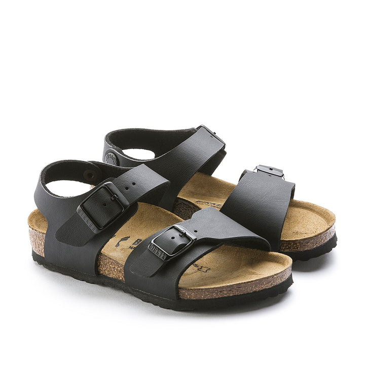 BIRKENSTOCK New York Kids Black Birko-Flor