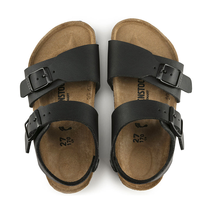 BIRKENSTOCK New York Kids Black Birko-Flor