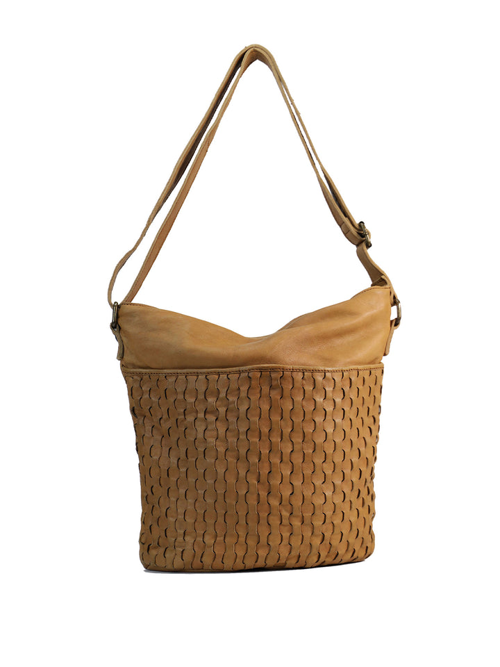 KOMPANERO Geonna Shoulder Bag#color_tobacco