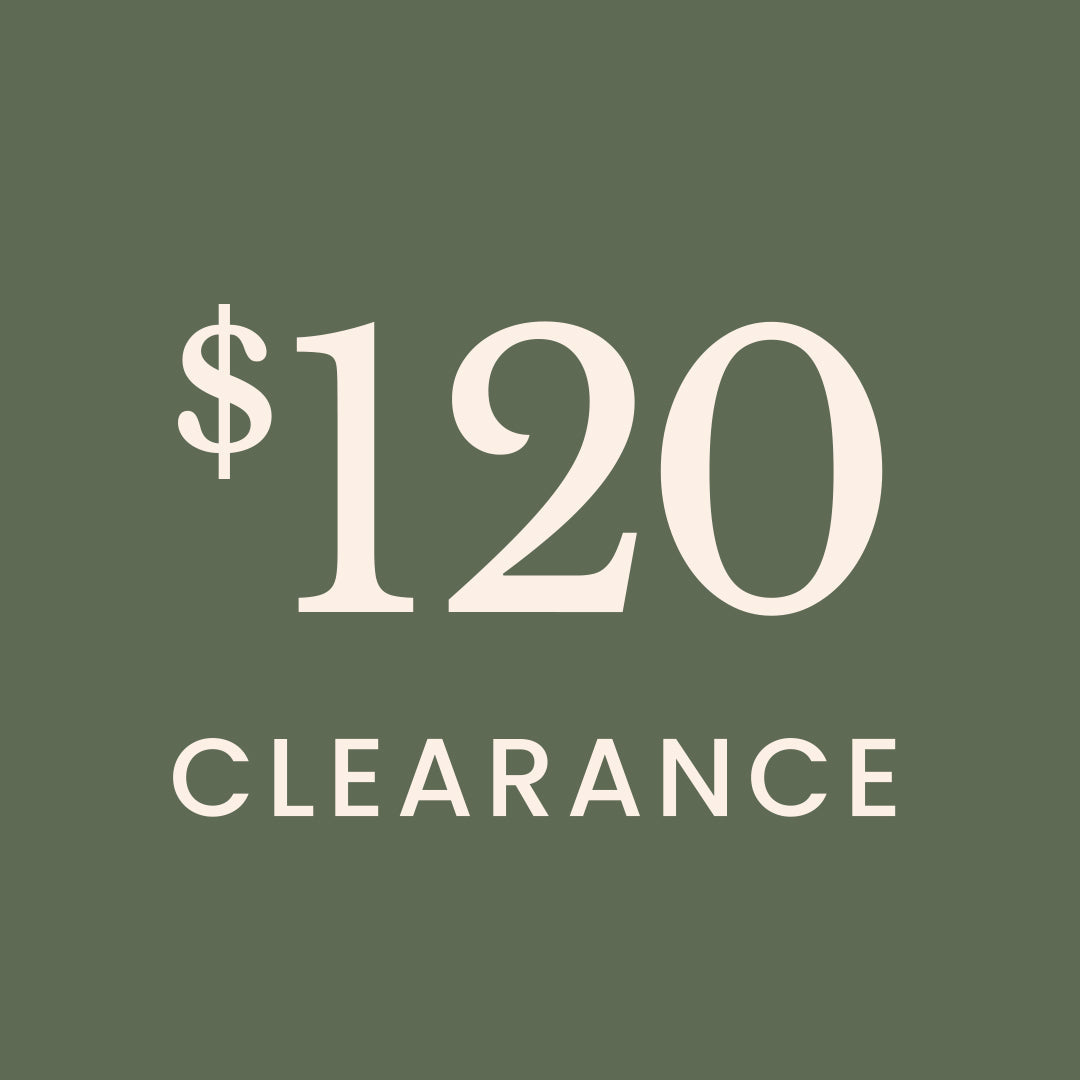 $120 CLEARANCE