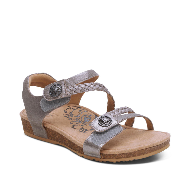 Jillian Braided Quarter Strap Silver