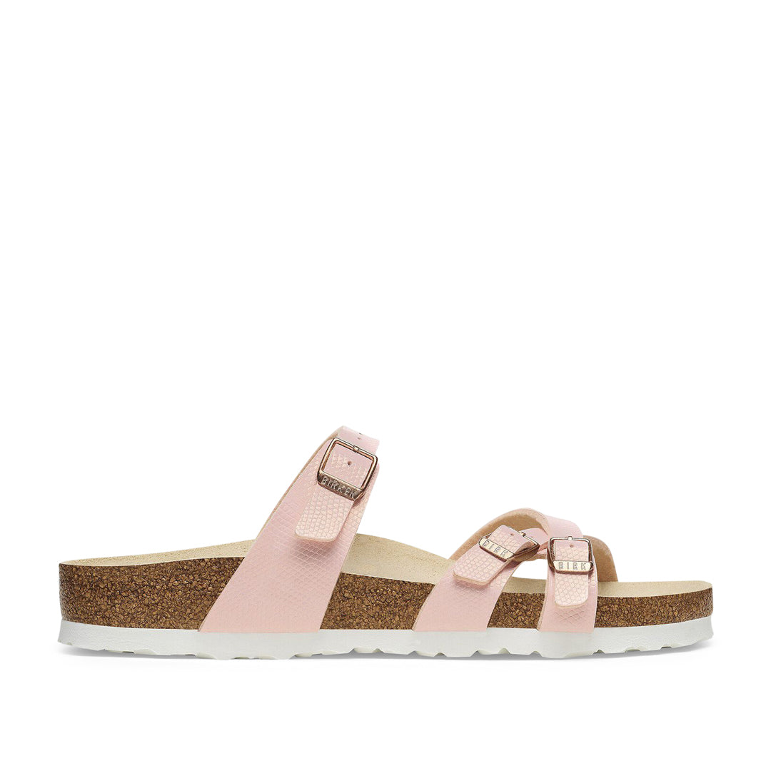 BIRKENSTOCK Franca Birko Flor Embossed Shiny Light Rose