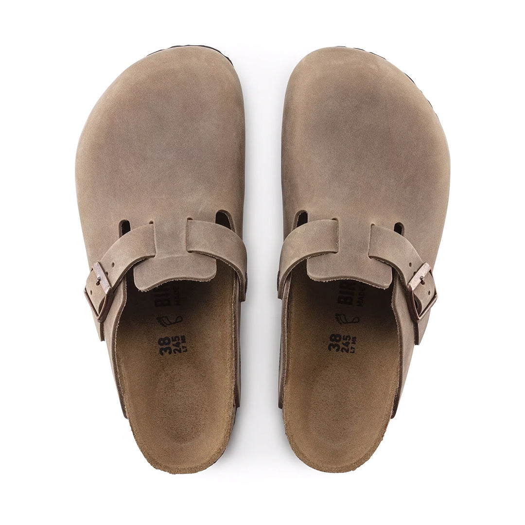 Boston Oiled Leather Tabacco Brown