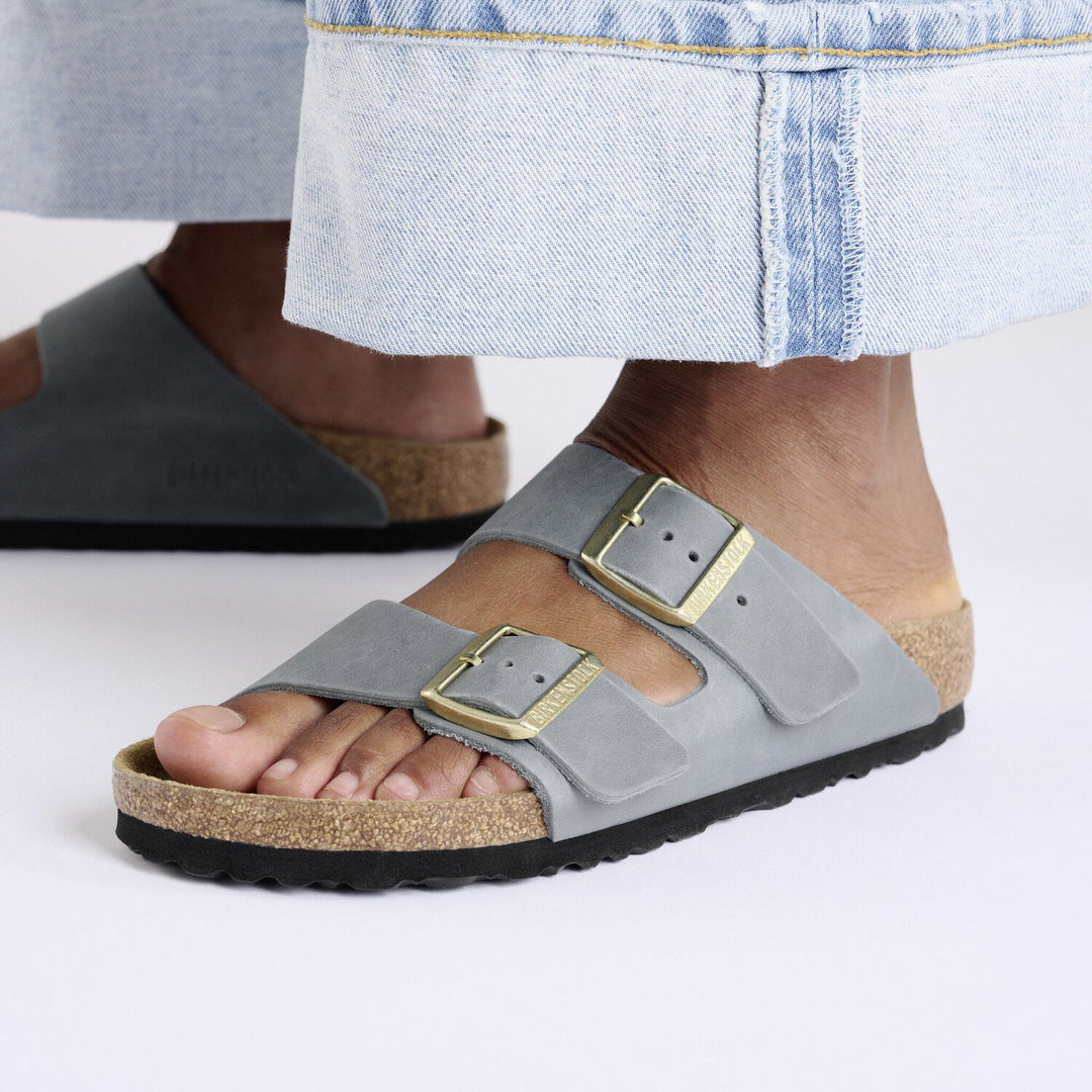Arizona Olied Leather Basalt Grey