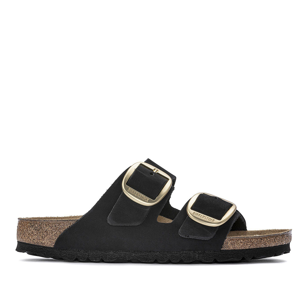 Arizona Big Buckle Nubuck Leather Black
