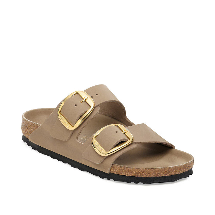 Arizona Big Buckle Oiled Leather Tabacco Brown