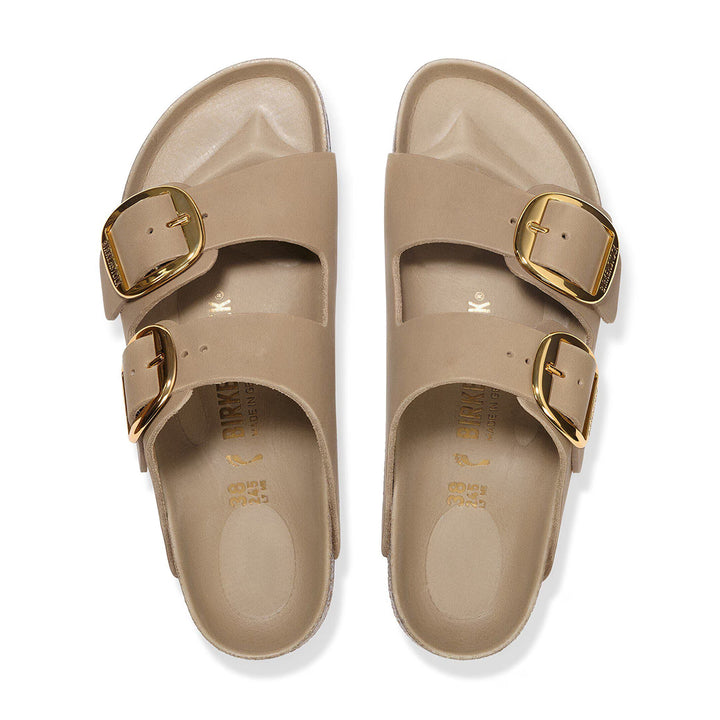 Arizona Big Buckle Oiled Leather Tabacco Brown