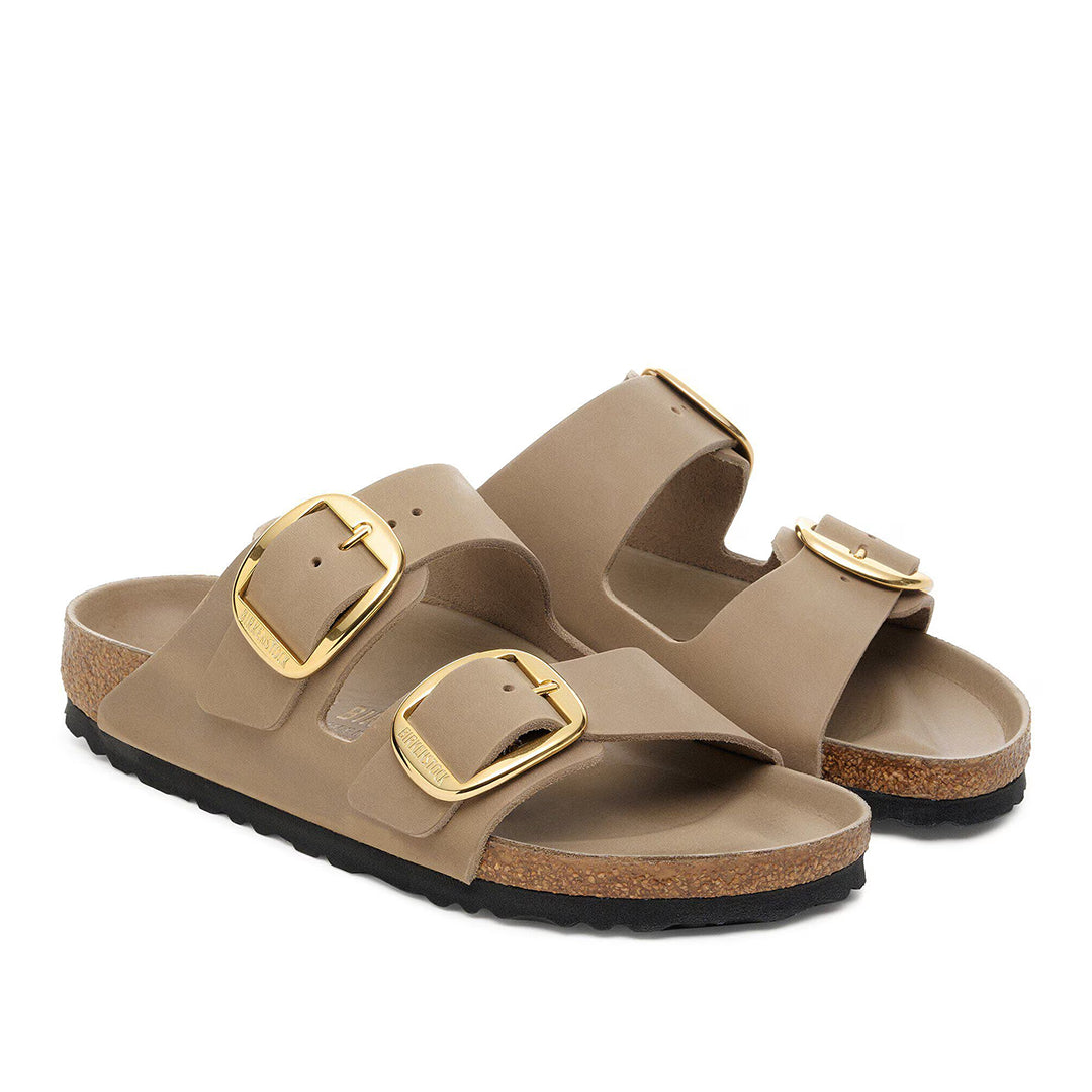 Arizona Big Buckle Oiled Leather Tabacco Brown