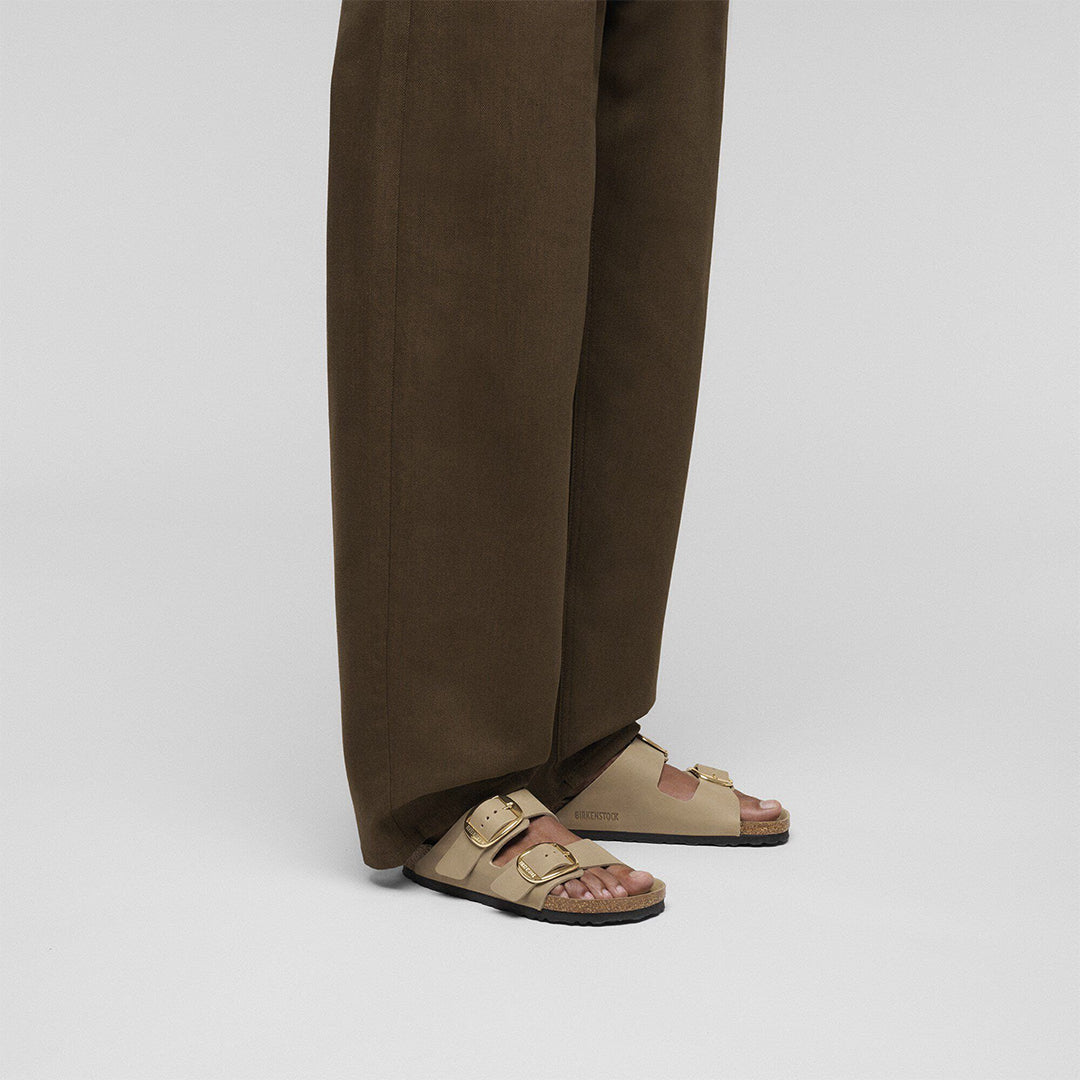 Arizona Big Buckle Oiled Leather Tabacco Brown