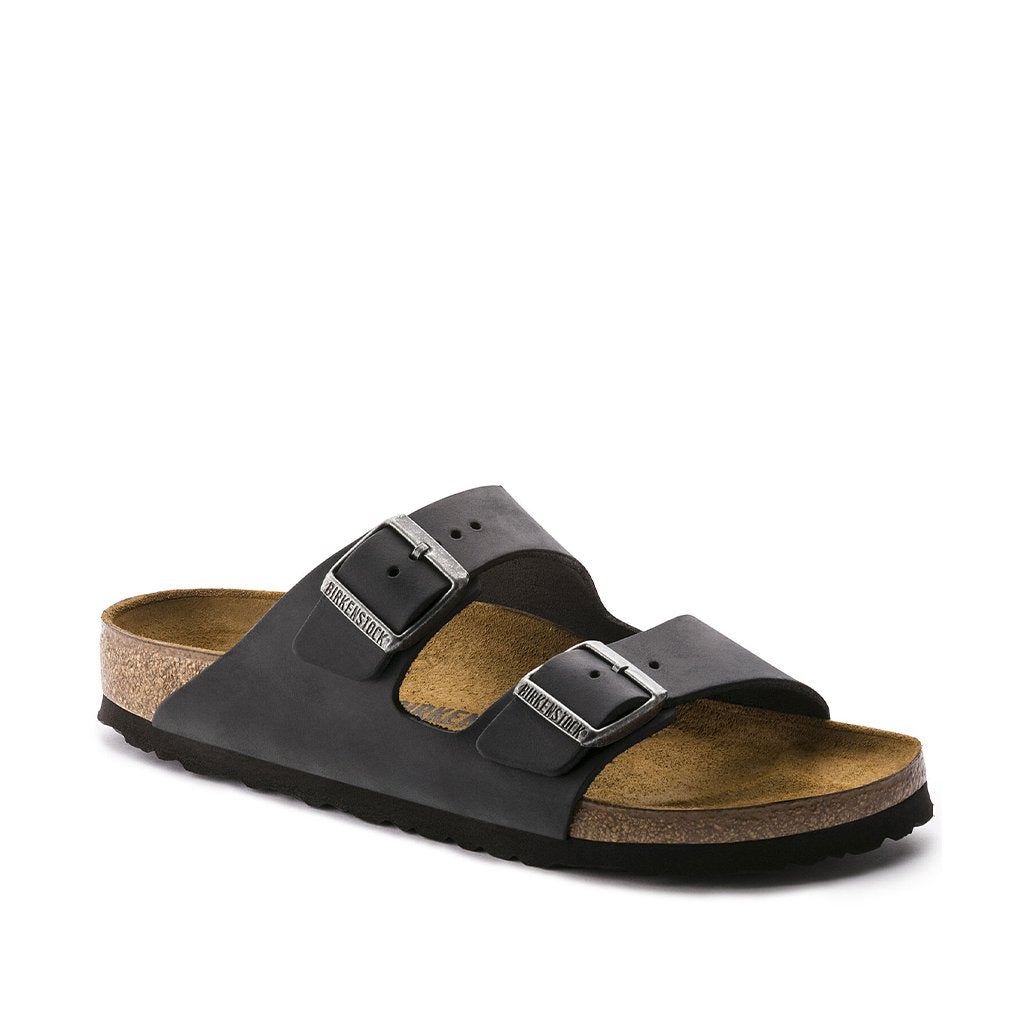 BIRKENSTOCK Arizona Mens Oiled Leather Black