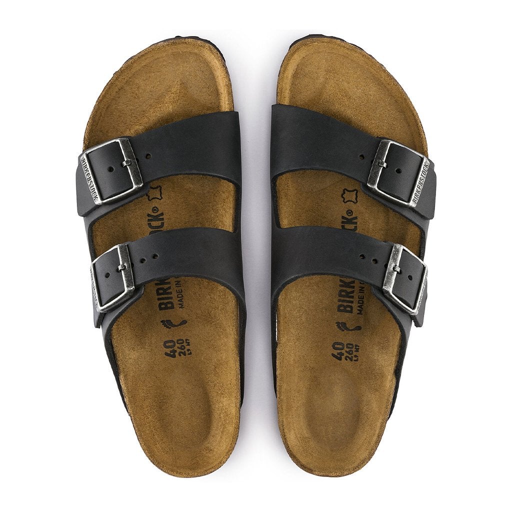 Arizona Oiled Leather Black (Narrow)