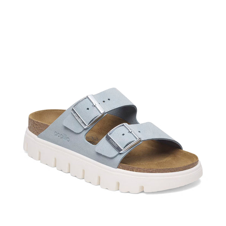 Arizona Chunky Suede Leather Baby Blue (Narrow)