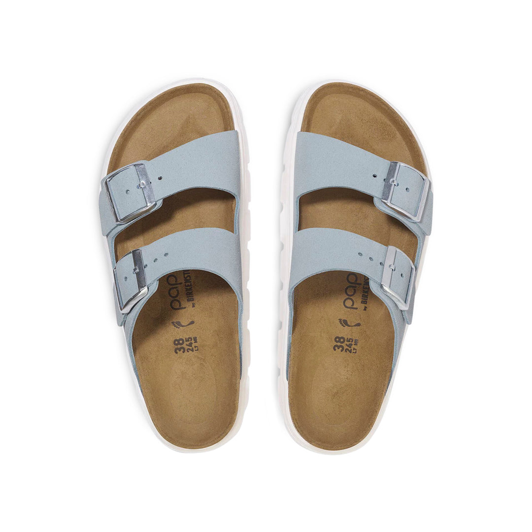 Arizona Chunky Suede Leather Baby Blue (Narrow)