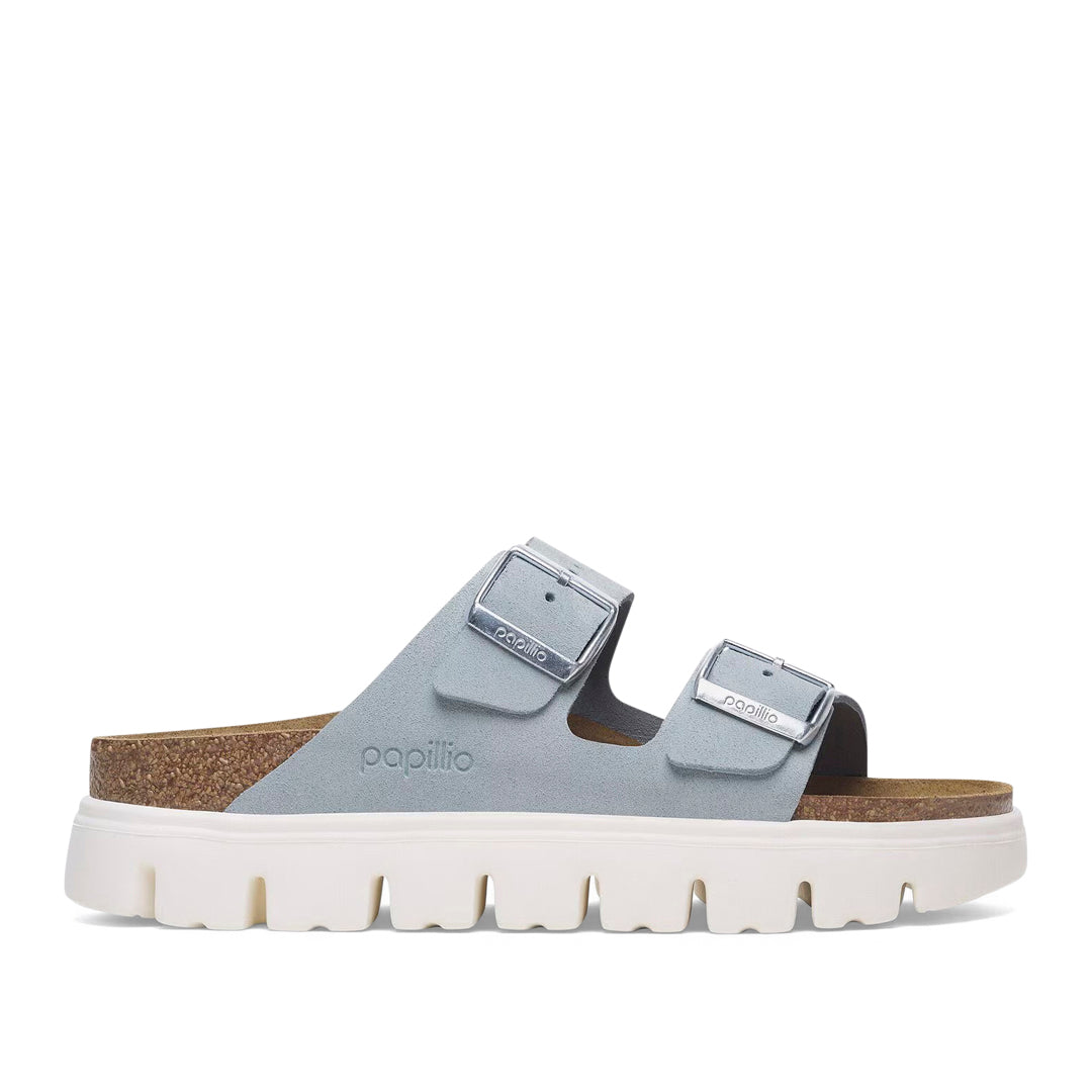 Arizona Chunky Suede Leather Baby Blue (Narrow)