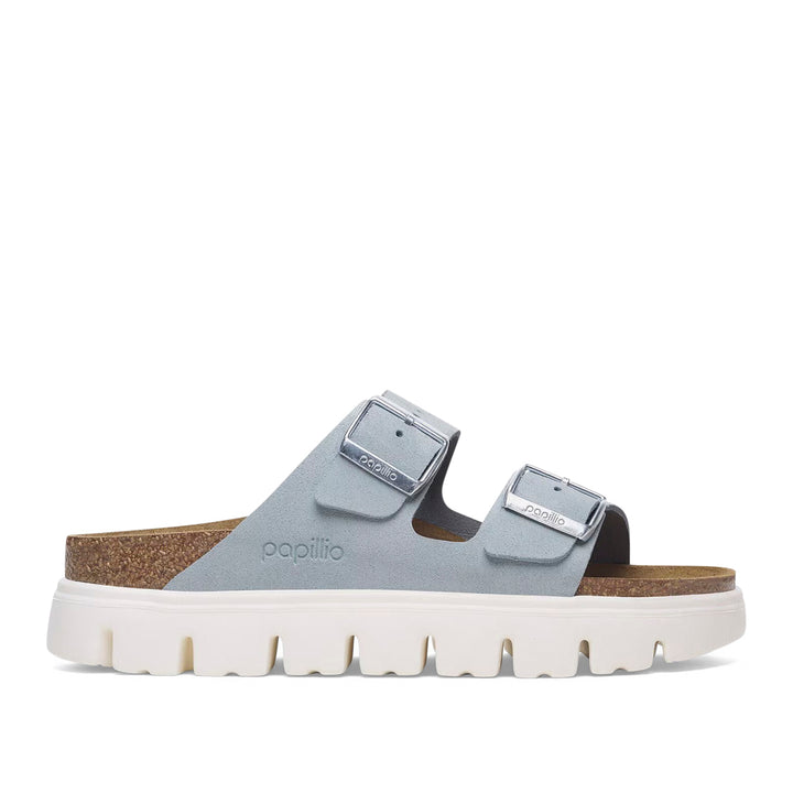Arizona Chunky Suede Leather Baby Blue (Narrow)