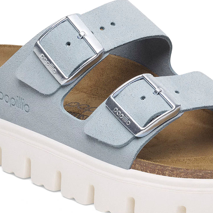 Arizona Chunky Suede Leather Baby Blue (Narrow)