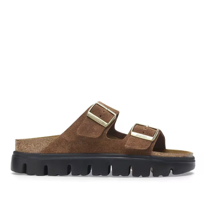 Arizona Chunky Suede Leather (Narrow) Dark Tea