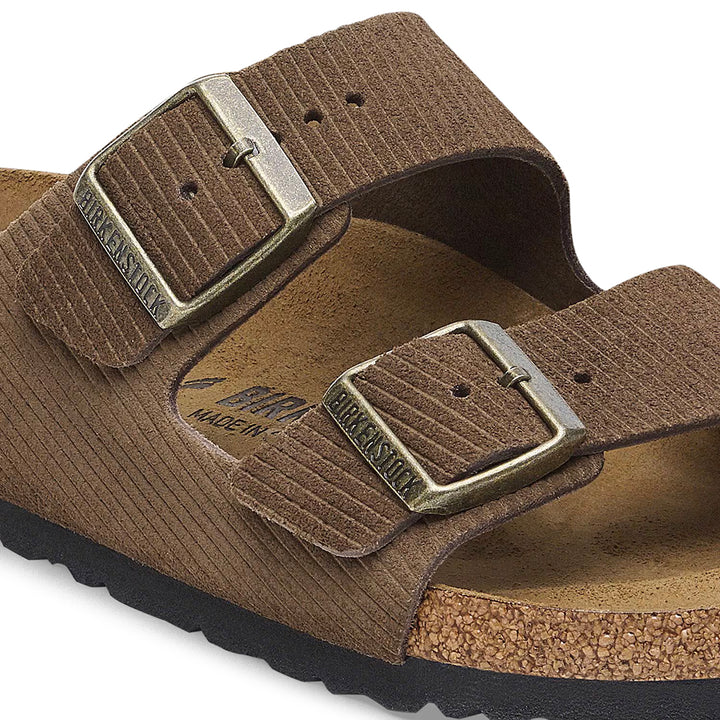 Arizona Embossed Leather Corduroy Dark Tea