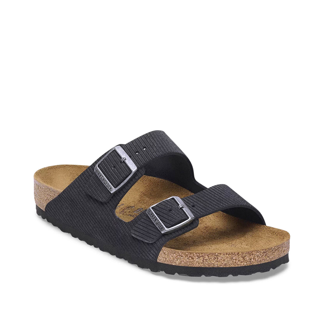 BIRKENSTOCK Arizona Embossed Suede Leather Corduroy Midnight