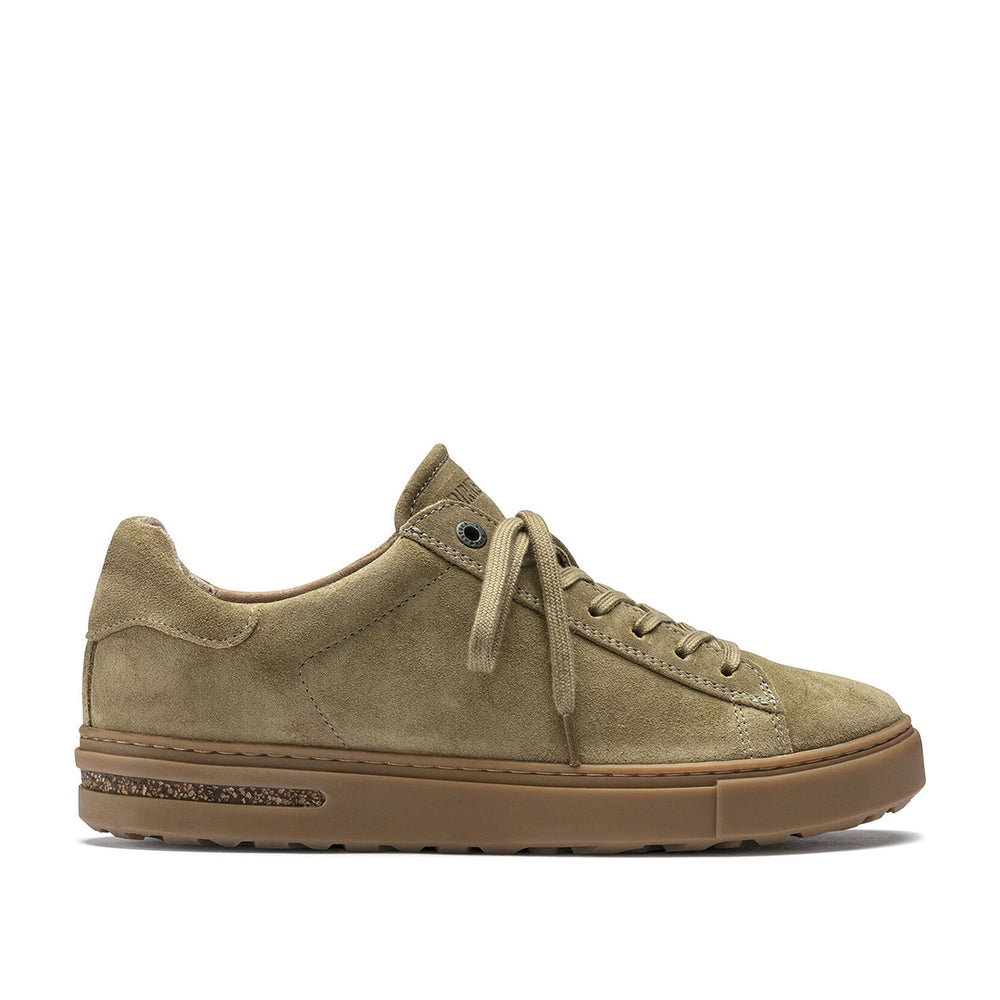 BIRKENSTOCK Bend Suede Leather Sneaker#color_faded-khaki