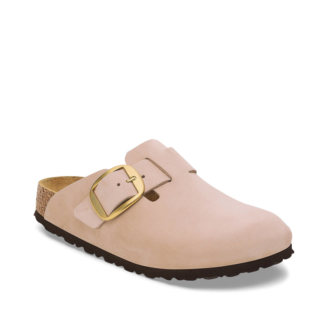 Boston Big Buckle Nubuck Leather Sandcastle