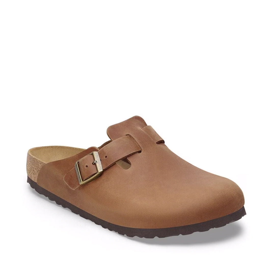 BIRKENSTOCK Boston Oiled Leather Cognac