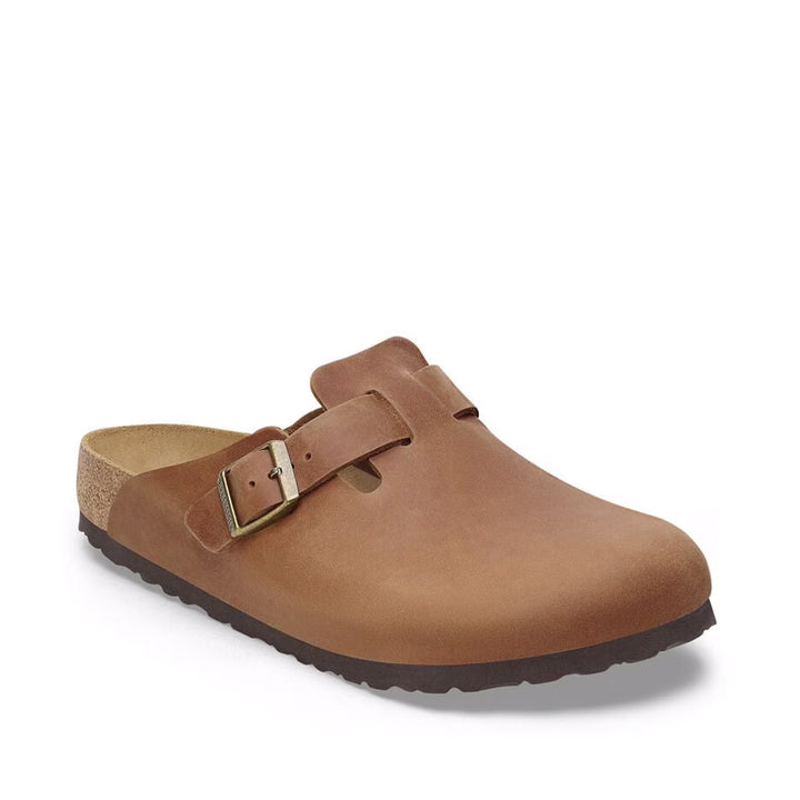 BIRKENSTOCK Boston Oiled Leather Cognac