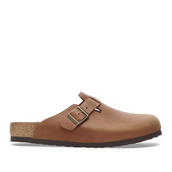 BIRKENSTOCK Boston Oiled Leather Cognac