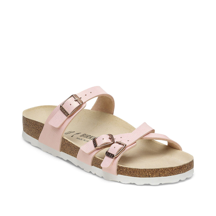 BIRKENSTOCK Franca Birko Flor Embossed Shiny Light Rose