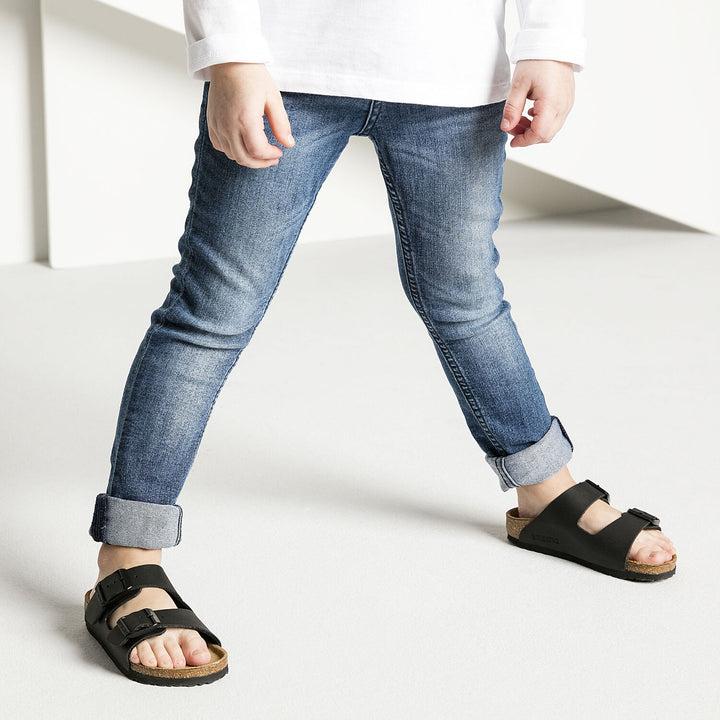 Arizona Kids Birki-Flor Black (Narrow)