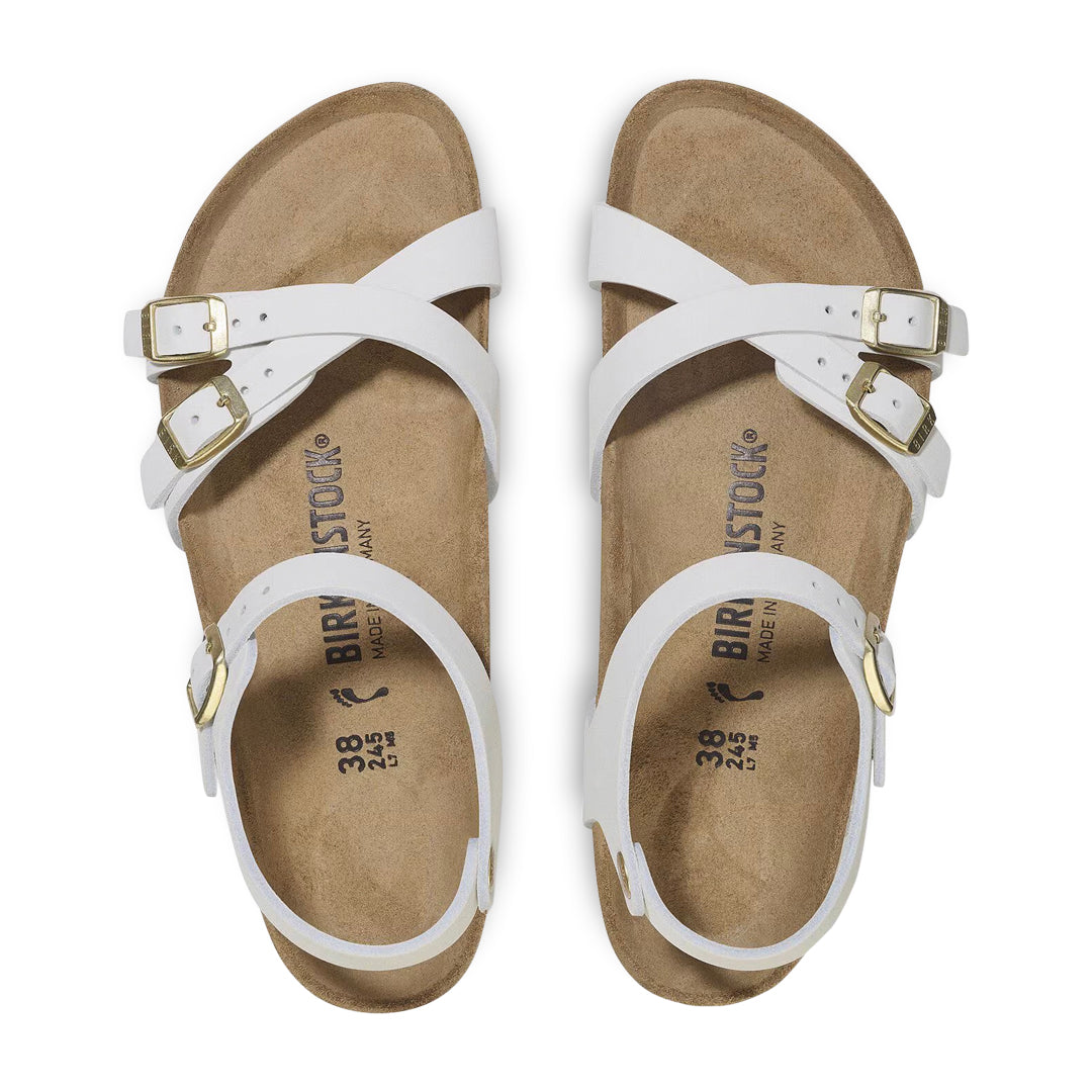 Kumba Nubuck Leather Antique White