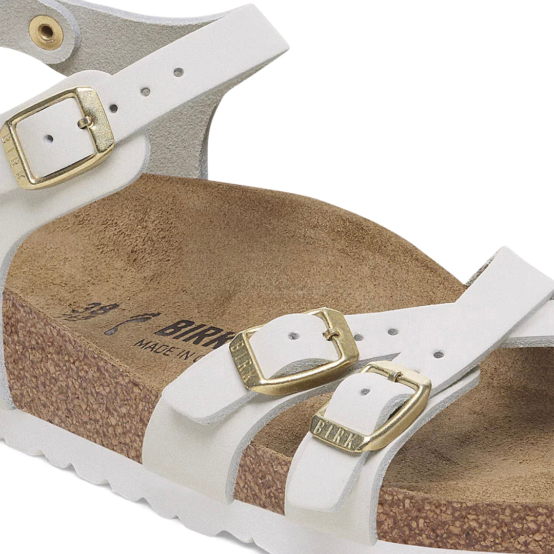 Kumba Nubuck Leather Antique White