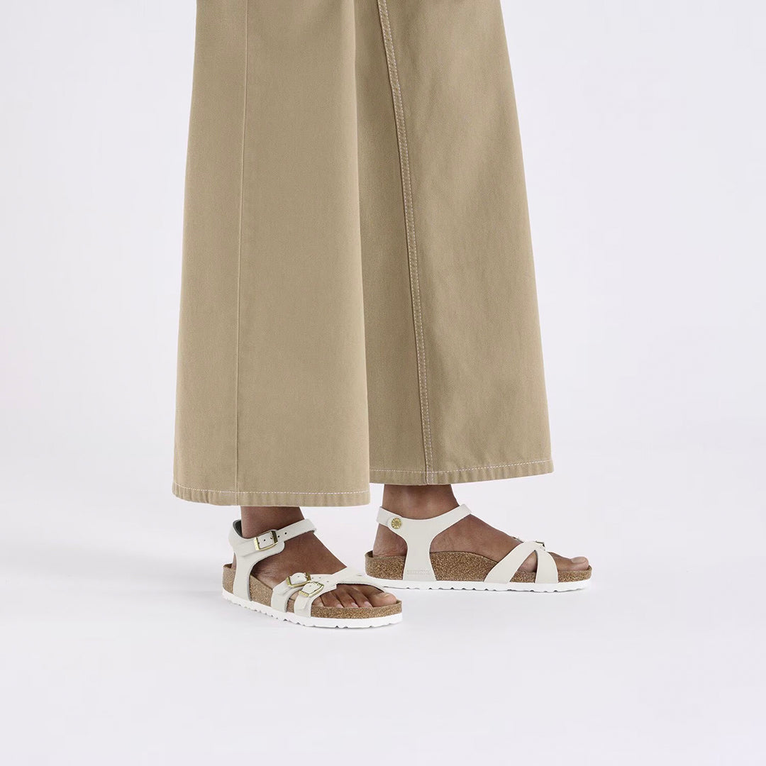 Kumba Nubuck Leather Antique White