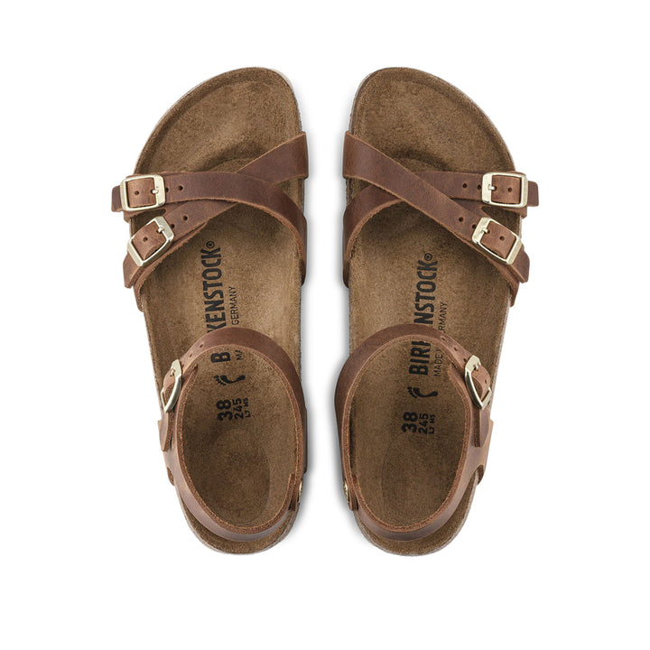 Kumba Oiled Leather Narrow Cognac