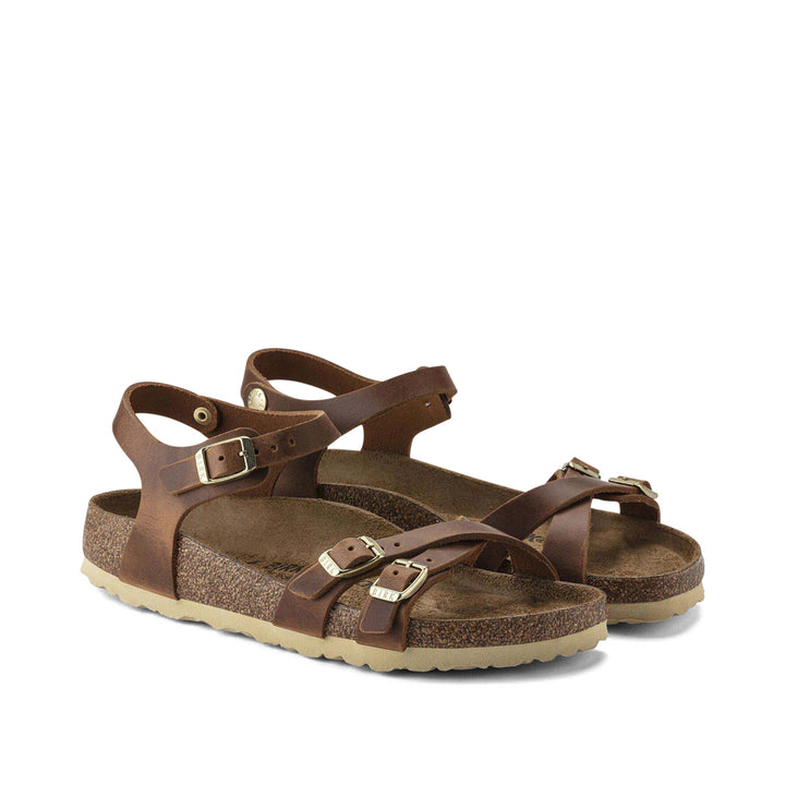 Kumba Oiled Leather Narrow Cognac