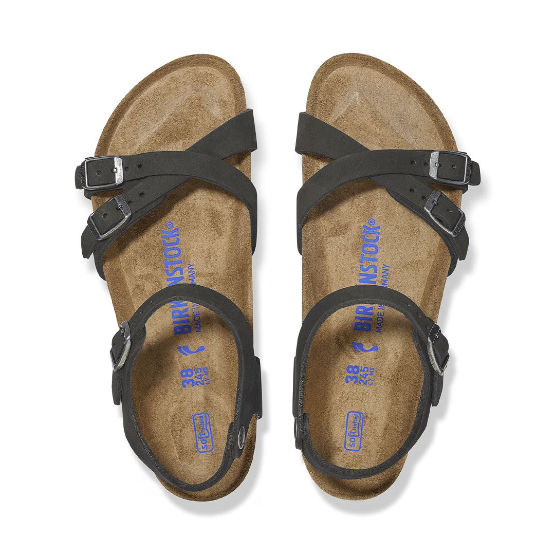 Kumba Nubuck Leather SFB Black